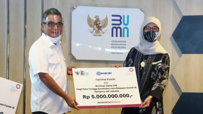 BRI Bantu Rp 5 M untuk Penginapan Petugas Kesehatan Penanganan Covid-19