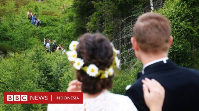 Menikah Saat Pandemi Covid-19: Lokasi di Hutan Perbatasan Swedia - Norwegia