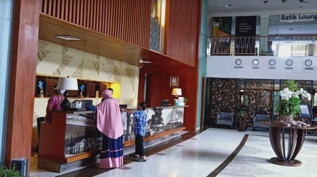 Jambuluwuk Malioboro Hotel. (Suara.com/Silfa Humairah)