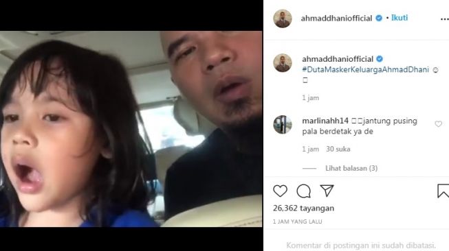 Unggahan Ahmad Dhani [Instagram/@ahmaddhaniofficial]