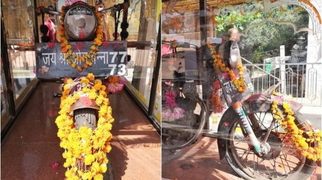 Potret penampakan motor yang dijadikan Tuhan di India (FInancialexpress)