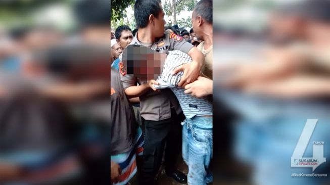 Kualat, Maling Motor di Masjid, Residivis Babak Belur Dimassa di Sukabumi