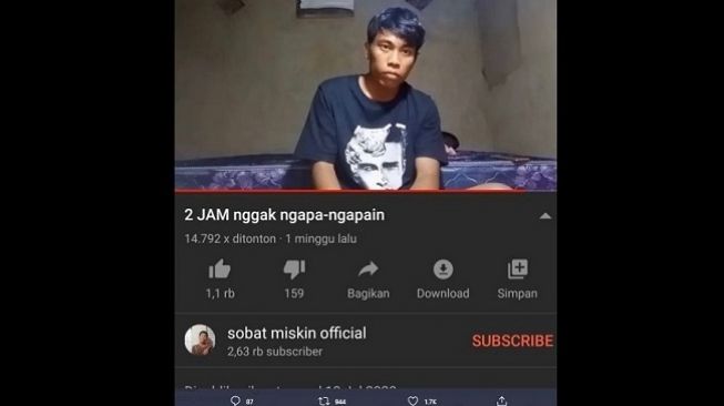 2 Jam Tak Melakukan Apa-apa, Konten YouTube Ini Bikin Warganet Geli