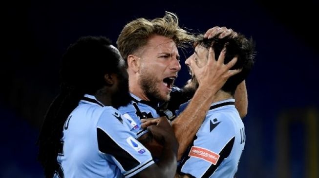 Gol Ciro Immobile Bawa Lazio Libas Cagliari