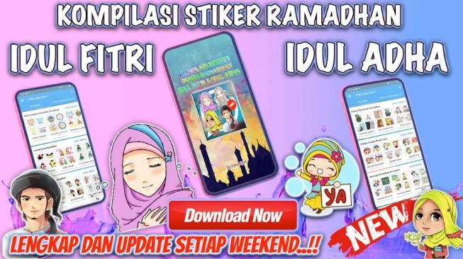 Aplikasi Kartu Ucapan Sambut Idul Adha, Ramadhan Idul Fitri & Idul Adha WAStickerApps. [Google Play Store]