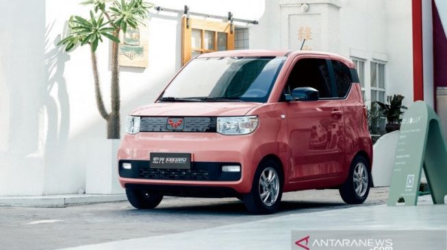 Tampak eksterior Wuling Hong Guang Mini EV [Wuling via ANTARA News].