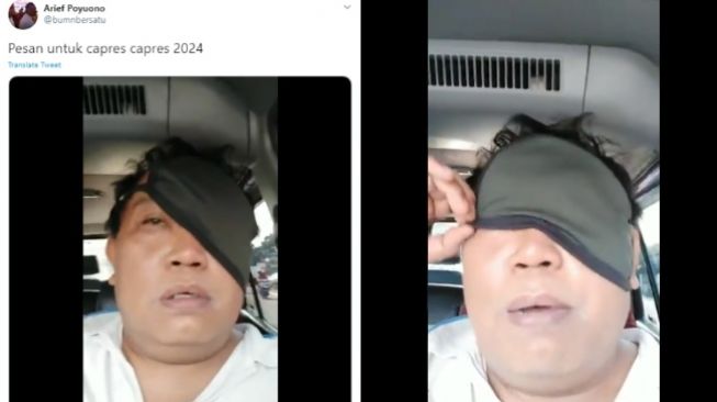 Mata Ditutup Masker, Arief Poyuono: Ribut Survei Capres 2024 Belum Waktunya