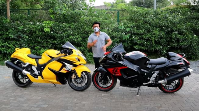 Suzuki Hayabusa jadi-jadian. (Youtube/Vampvideo)