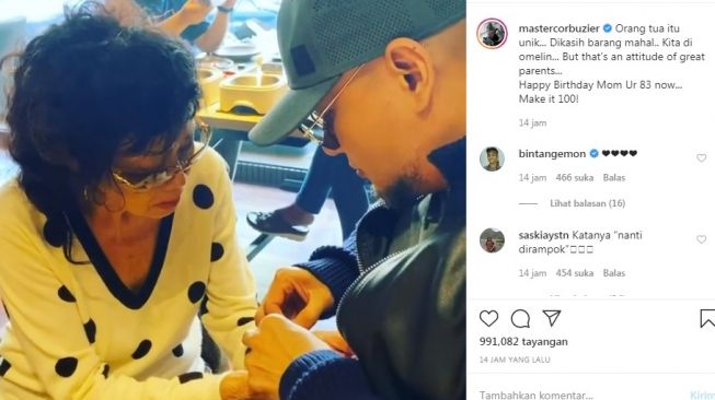 Unggahan Deddy Corbuzier [Instagram/mastercorbuzier]