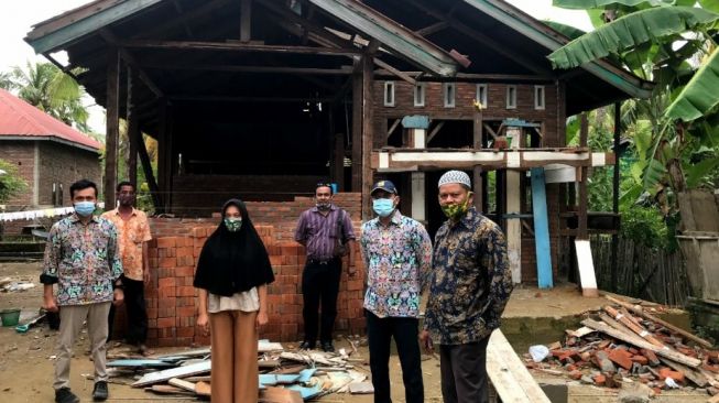 Kegiatan bedah rumah 1.280 unit di Kabupaten Bieuen,  Aceh. (Dok : PUPR)