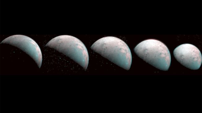 Kutub Utara Ganymede. [Jpl.nasa.gov] 