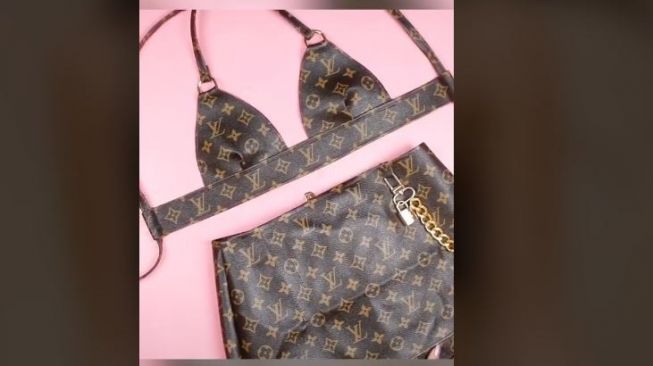 Viral di TikTok, Wanita Ini Bikin Baju dari Tas Louis Vuitton