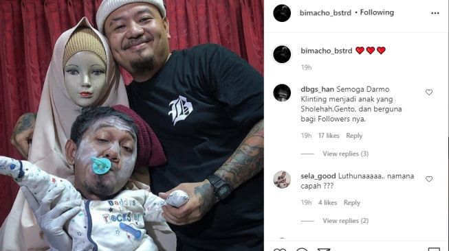 Usai Nikahi Manekin, Bimacho Buat Netizen Heran dengan Video Kelahiran Anak