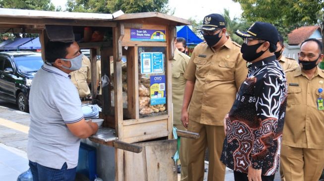 Alun-alun Wates Mulai Rame, Sutedjo Ingatkan Lagi Soal Protokol Kesehatan