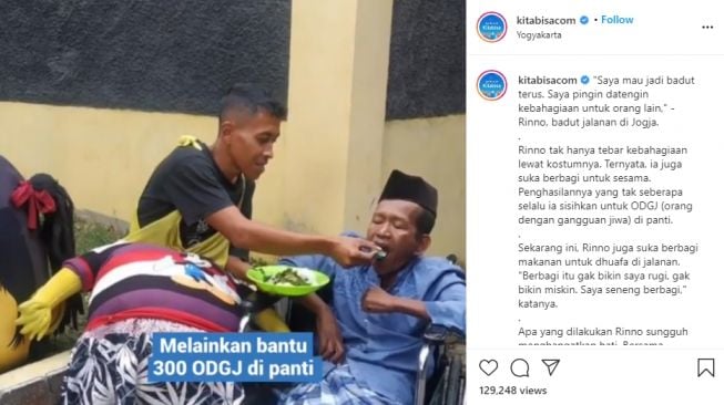 Viral, Badut Berpenghasilan Rp20.000 di Jogja Nafkahi Ratusan ODGJ