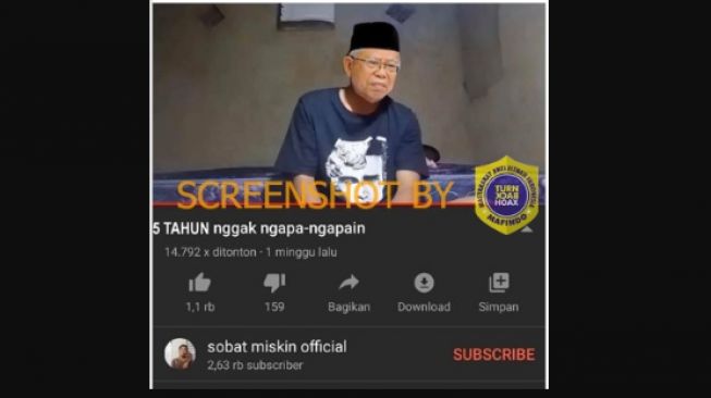 CEK FAKTA: Benarkah Klaim Wapres Maruf Amin 5 Tahun Tidak Ngapa-ngapain?