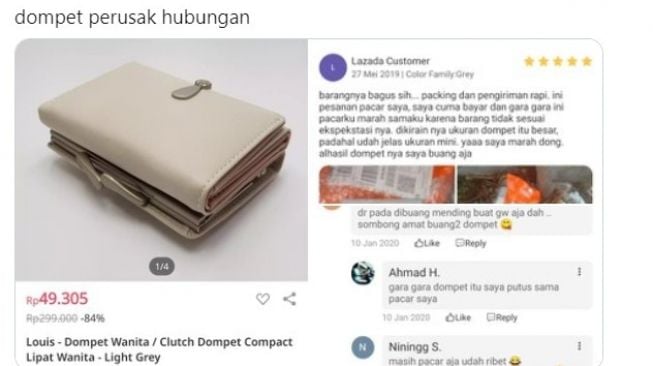 Gara-gara Ukuran, Beli Dompet Buat Pacar Malah Berujung Diputusin