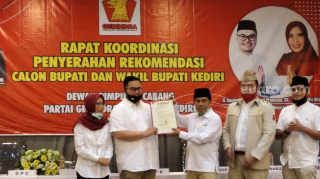 Gerindra Ancam Copot Kader yang Tak Dukung Anak Pramono di Pilkada Kediri