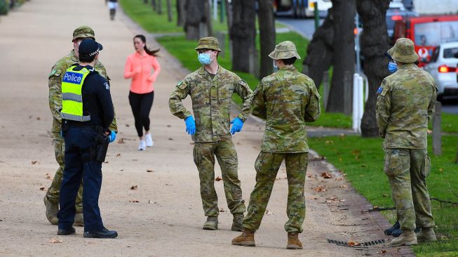 Australia Perpanjang Lockdown di Melbourne Meski Kasus Covid-19 Turun