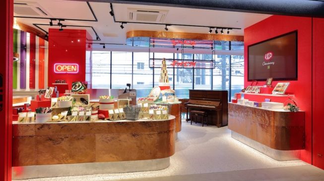 KitKat Chocolatory Miyashita Park Dibuka, Bisa Bikin KitKat Kreasi Sendiri