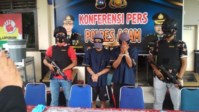 Dua Begal Beraksi 6 Lokasi Digulung Satreskrim Polres Agam, Satu DPO
