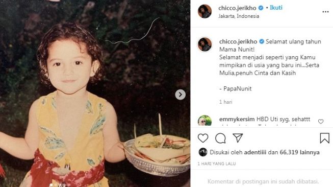 Unggahan Chicco Jerikho [Instagram/@chicco.jerikho]