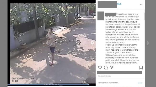 Curhat Perempuan Korban Pemerkosaan di Bintaro, Chat Pelaku: Maaf Gua Panik