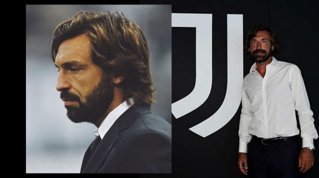 Andrea Pirlo resmi jadi pelatih Juventus. (instagram @parcharfut & @futbolculturefc)