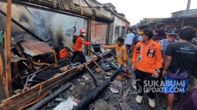 Pasar Ciranjang Luluh Lantak Terbakar, Plt Bupati Bantah Ada Sabotase