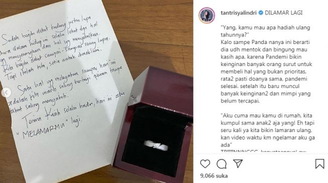 Unggahan Tantri Kotak [Instagram/@tantrisyalindri]