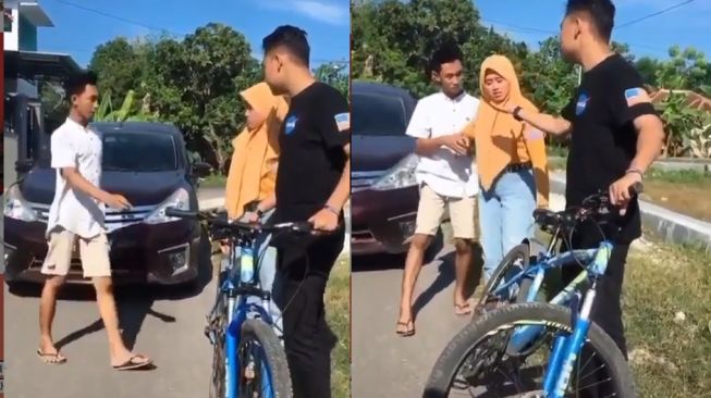 Potret Wanita Lebih Pilih Pesepeda Dibanding Pemobil, So Sweet!