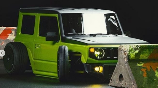 Suzuki Jimny dengan ubahan nyeleneh (Instagram)