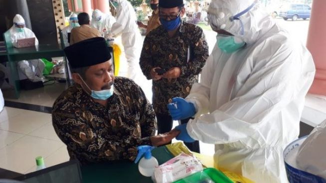 Cegah Klaster Baru, Peserta dan Panitia MTQ Jalani Rapid Test