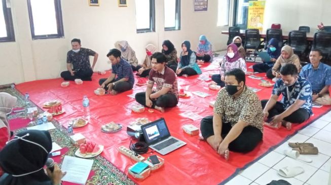 BNNK Tangerang mengadakan pembinaan rohani memperingati hari raya Idul Adha 1441 H, Jumat (8/8/2020). (Dok : BNN) 