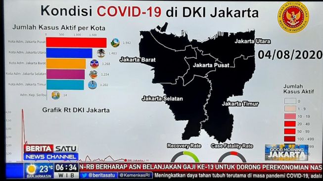 Beredar Gambar Peta Jakarta Zona Hitam dari BIN, Begini Respons Wagub DKI