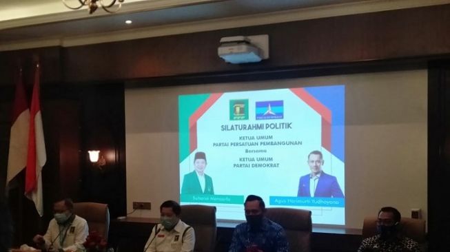 Kembali Safari Politik, AHY Temui ke Petinggi PPP