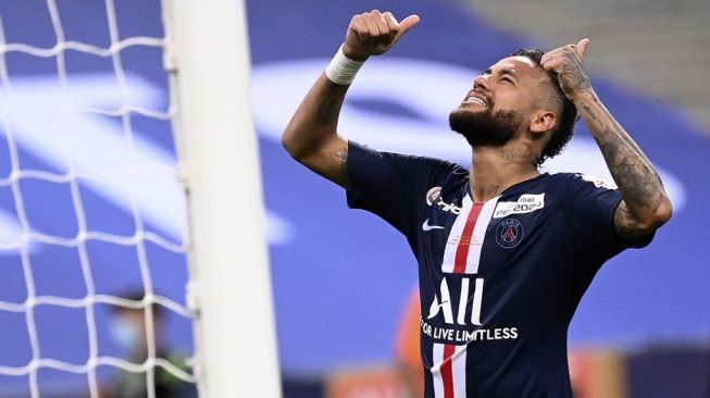 Penyerang Paris Saint-Germain, Neymar Jr. [FRANCK FIFE / AFP]