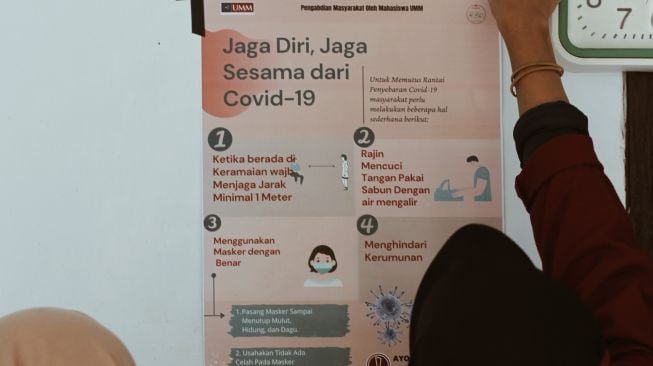 Mahasiswa UMM Sasar Desa untuk Edukasi COVID-19.