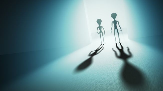 Ilustrasi penampakkan alien. [Shutterstock]