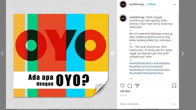 Konsumen Layangkan Pengaduan ke BPKN, Begini Tanggapan OYO Indonesia