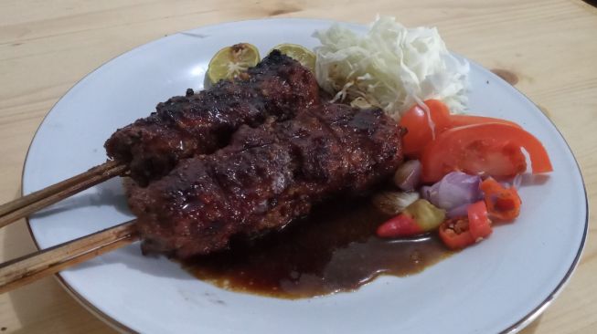 Sate Kambing Pak H. Bejo (Suara.com/Lilis)