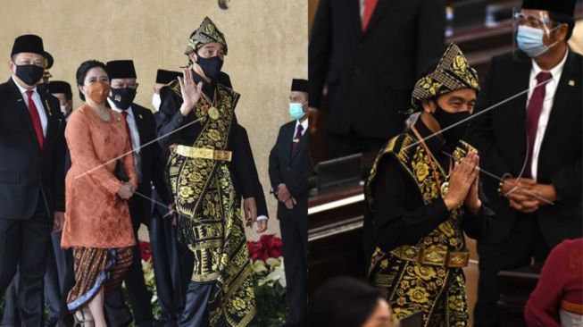 Saat Jokowi Pakai Baju Adat Suku Sabu di Sidang Tahunan MPR