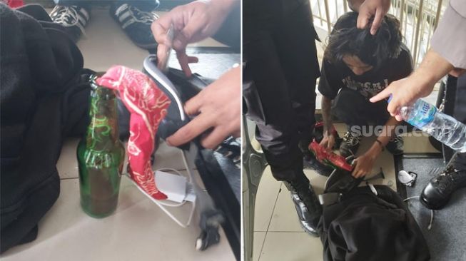 Mau Aksi Bawa Molotov, Dua Pemuda Diduga Anarko Ditangkap Polisi