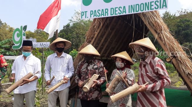 Di Bantul, Mendes Abdul Halim Iskandar Luncurkan pasardesa.id