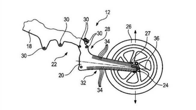 Paten BMW Motorrad  untuk swingarm fleksibel [Visor Down].