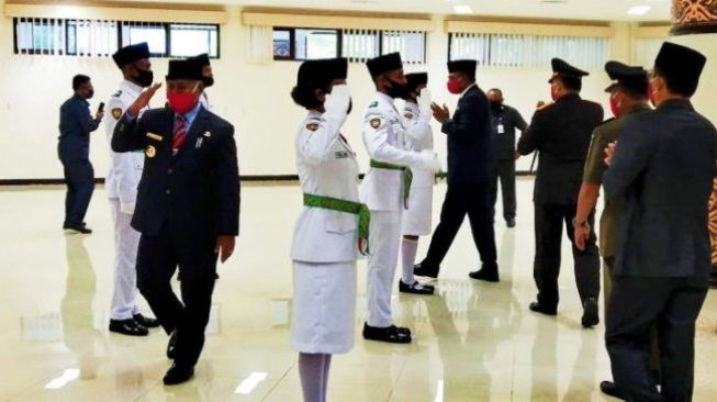 Pandemi Corona, Gubernur Papua Barat Hanya Kukuhkan 6 Orang Paskibraka
