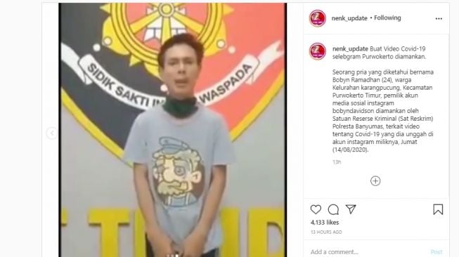 Tak Percaya Corona dan Salahkan Pengguna Masker, Selebgram Ini Tuai Kecaman