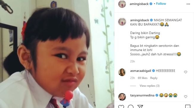 Temani Anak Belajar Daring, Ibu Ini Malah Jadi Darah Tinggi