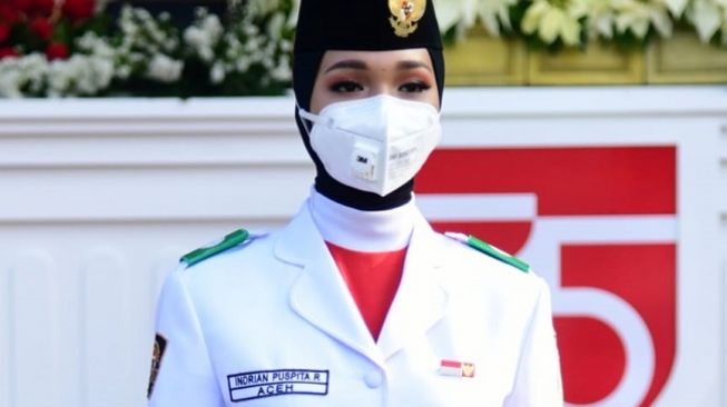 Sosok Indrian Puspita, Pelajar Bireun Pembawa Merah Putih di Istana Merdeka