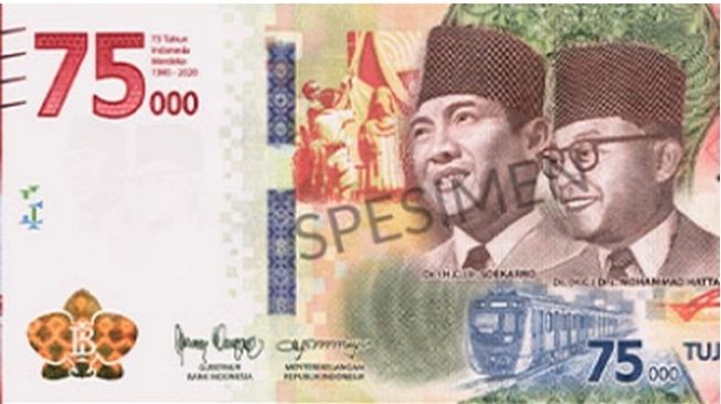 How to Exchange New Money IDR 75,000 Special Edition 75th Anniversary of RI